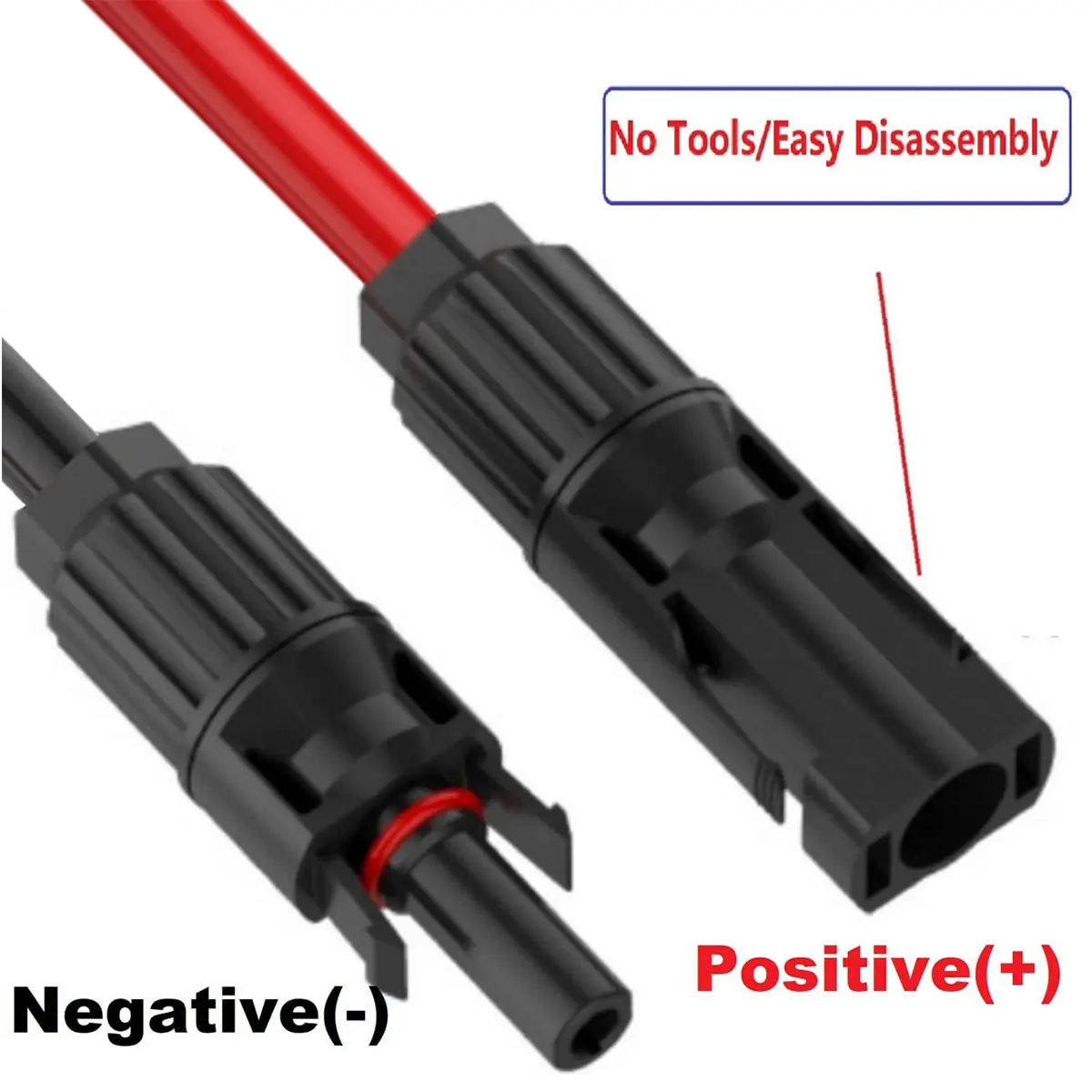 Solar Connector to DC 8mm Adapter 12AWG Heavy Duty Wire Cable - Image 5