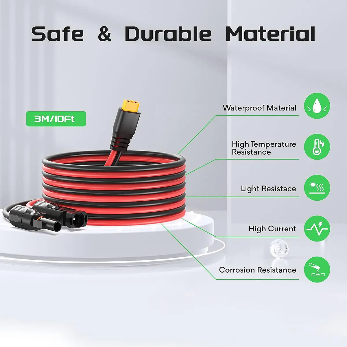 Solar Connector to XT60 Adapter Cable 12AWG - Image 5