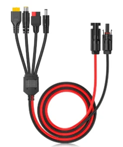 Solar Panel Connector 4-in-1 Extension Cable Splitter