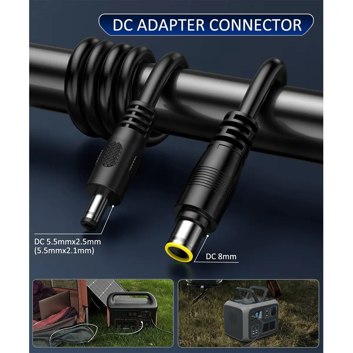 Solar Panel Connector 4-in-1 Extension Cable Splitter - Image 2