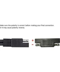 Alternative view of Solar SAE Polarity Reverse Adapter Connectors