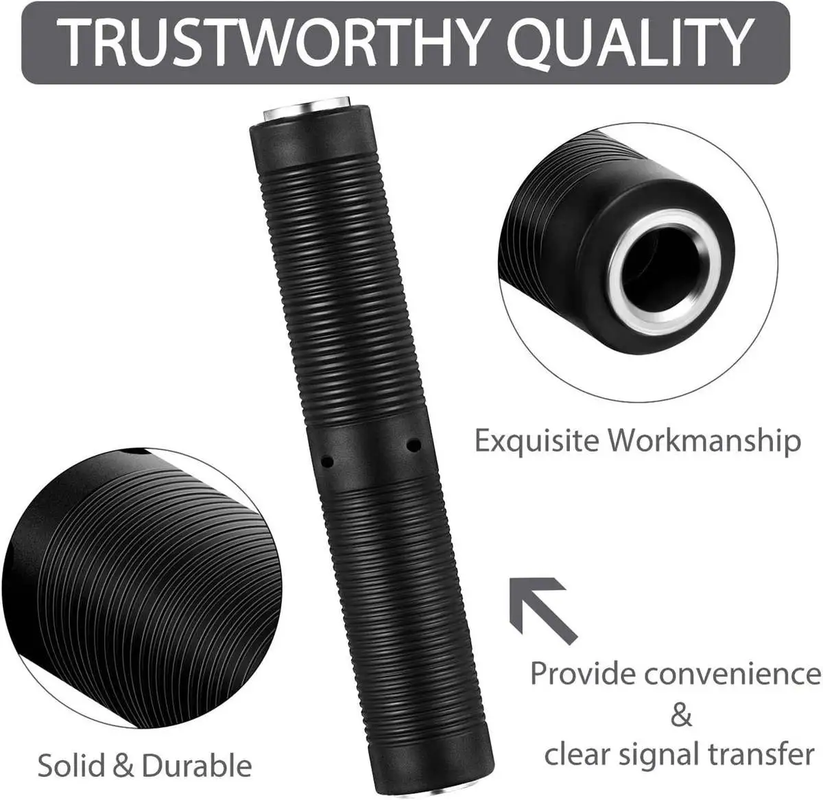 Stereo Aux Adapter 6.35mm Female to Female Stereo Audio Adapter Extension Adapter - Image 5