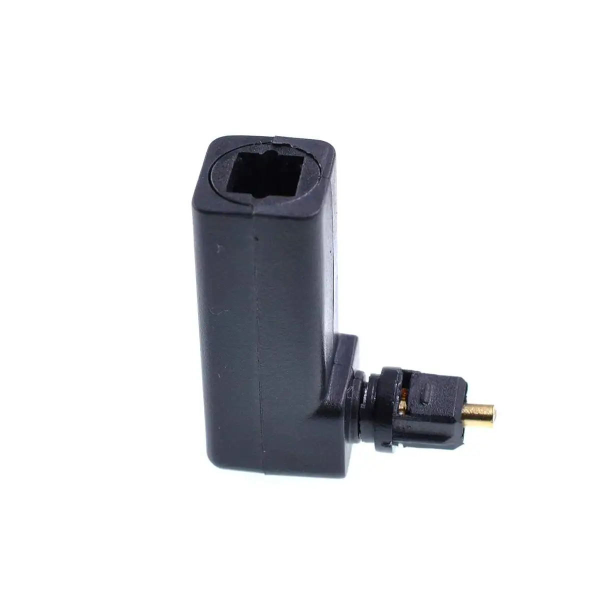 Toslink Male to Female Right Angle 90 Degree Digital Optical Audio Cable Adapter - Image 4
