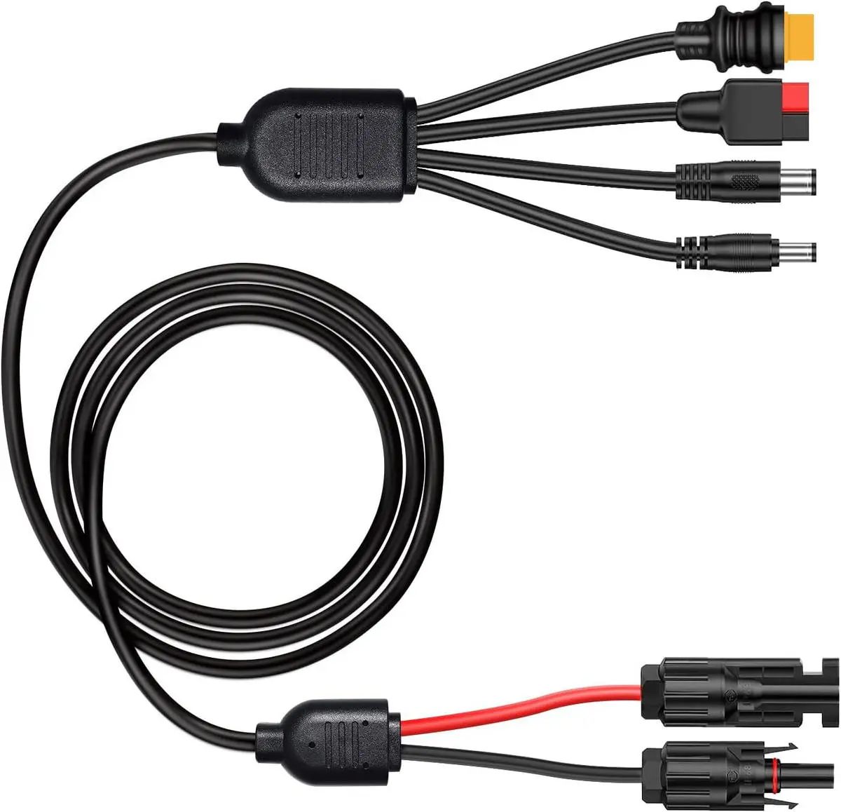 16AWG Solar Charge Cable Solar Connector to XT60, DC7909 (8mm) DC5521 Adapter Connector