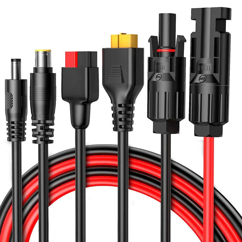 16AWG Solar Charge Cable Solar Connector to XT60, DC7909 (8mm) DC5521 Adapter Connector - Image 6