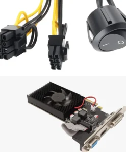 Alternative view of ATX Power Supply Cable Dual 6+2 Pin 8 Pin to Power 24Pin