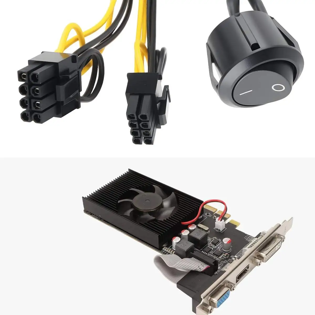 ATX Power Supply Cable Dual 6+2 Pin 8 Pin to Power 24Pin - Image 2