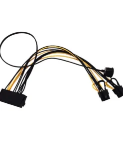 ATX Power Supply Cable Dual 6+2 Pin 8 Pin to Power 24Pin