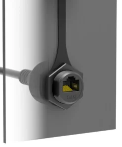 Alternative view of Cat6 8P8C Ethernet LAN Pass Through Cable Coupler Female to Female