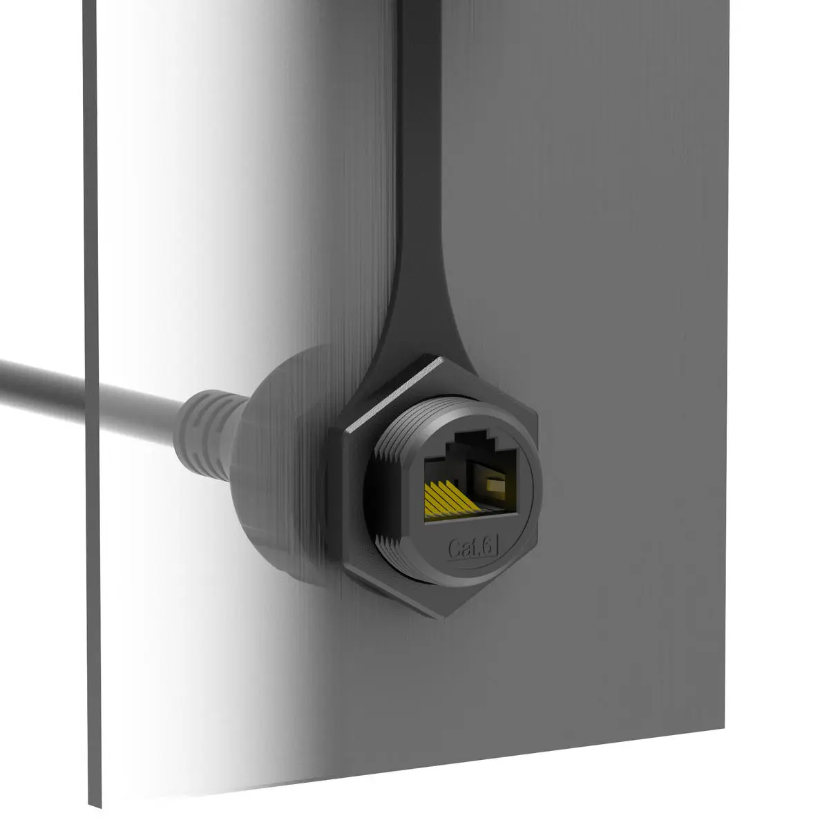 Cat6 8P8C Ethernet LAN Pass Through Cable Coupler Female to Female - Image 2