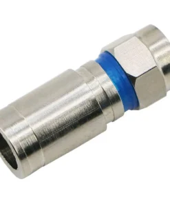 Alternative view of Compression RG6 F Connector Coax Coaxial Adapter Plug for Satellite TV
