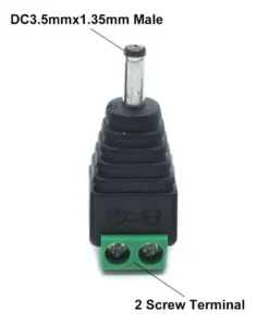 Alternative view of DC 3.5*1.35mm Male Power Connector