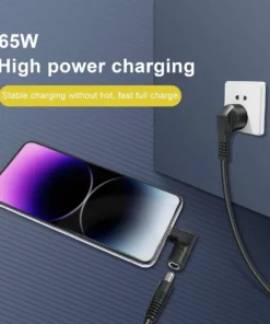 DC 6.0mm*3.7mm to USB C Adapter