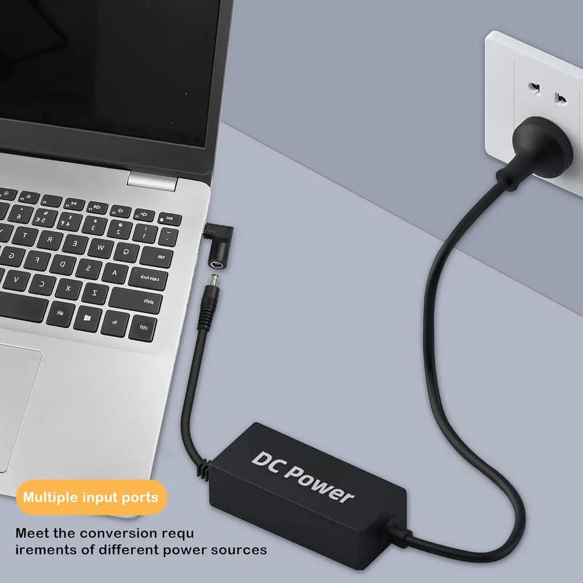 DC 6.0mm*3.7mm to USB C Adapter, 90 Degree DC to PD 65W - Image 2