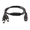 DC 1 Female to 2 Male Power Splitter Cable 5.5mm X 2.1mm