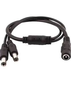 DC 1 Female to 2 Male Power Splitter Cable 5.5mm X 2.1mm