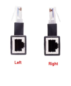 Alternative view of RJ45 Male to Female 90 Degree Ethernet Extender Adapter RJ45 Ethernet