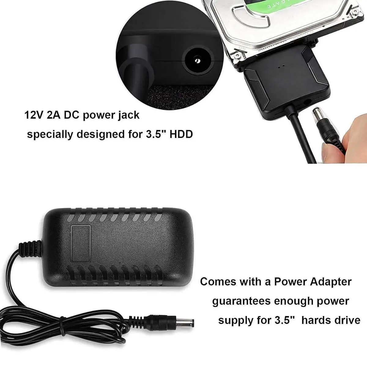 SATA to USB 3.0 Adapter, External Hard Drive Converter Cable - Image 5