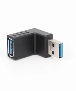 USB Male to Female Right Angle 90 Degree USB 3.0 L Shaped Connector