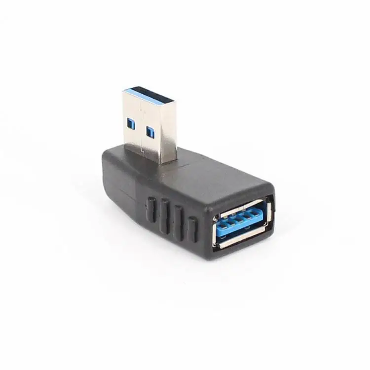 USB Male to Female Right Angle 90 Degree USB 3.0 L Shaped Connector - Image 3