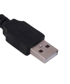Alternative view of USB to DC 5.5mm Cable, 1m/3.3ft USB 2.0 a Type Male to DC 5.5 X 2.1mm Male Power Plug