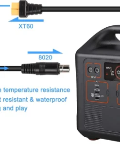 Alternative view of XT60 to 8mm Adapter Cable Bullet Connector 14AWG